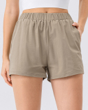 Woman Loose High Waist Quickly Drying Running Shorts S-2XL