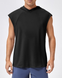 Men's Broad Shoulder Loose Quickly Drying Basketball Running  Hoodies Vest S-2XL