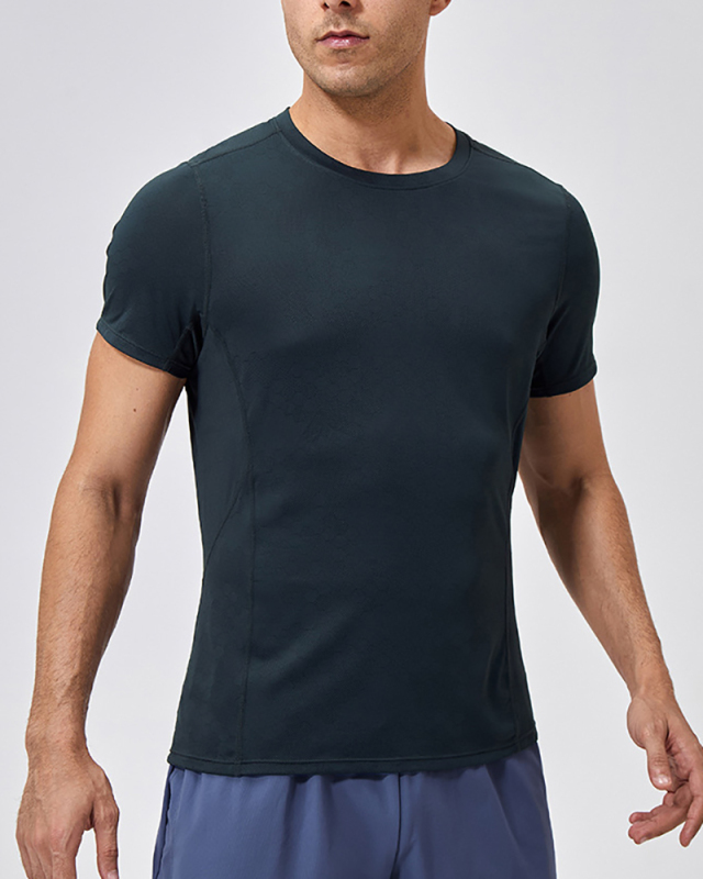 Short Sleeve Breathable Training Men's T-shirt S-2XL