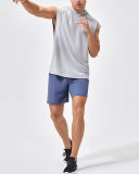 Men's Broad Shoulder Loose Quickly Drying Basketball Running  Hoodies Vest S-2XL