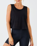 Women Hollow Out Back Sleeveless Running Sports Vest S-L