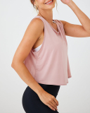Women Hollow Out Back Sleeveless Running Sports Vest S-L