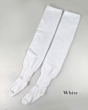 Multicoloured Plus Size Knit Buckle Thigh High Socks