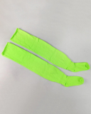 Multicoloured Plus Size Knit Buckle Thigh High Socks