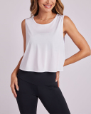 Women Hollow Out Back Sleeveless Running Sports Vest S-L