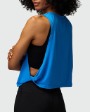2024 Women Loose Sleeveless Sports Running Fitness Vest S-L