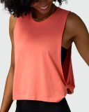 2024 Women Loose Sleeveless Sports Running Fitness Vest S-L