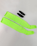 Multicoloured Plus Size Knit Buckle Thigh High Socks