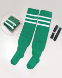 Multicoloured Plus Size Knit Buckle Thigh High Socks