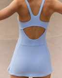 Women Sleeveless New Sports Lined Tennis Quick Drying Dress S-L