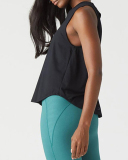 Factory China Supplier Hollow Out Back Breathable Running Sports Vest S-L