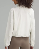 Stand Collar Long Sleeve Pocket Front Fashion Pullover S-L