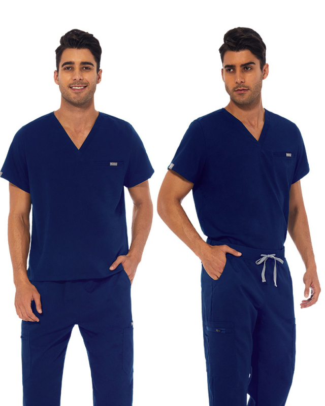 Unisex Hospital Nurse Clinic Beauty Salon Work Clothes Scrub Set XS-2XL
