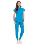 15 Color Medical Uniform Scrubbing Nursing Pants Elastic Stand Collar Nursing Uniform S-2XL