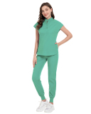 15 Color Medical Uniform Scrubbing Nursing Pants Elastic Stand Collar Nursing Uniform S-2XL