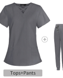 Doctor's Hand Washing Clothes In Stock Direct Supply Of High-End Elastic Nursing Clothes Operating Room Beauty Salons Workwear XS-2XL