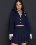 Leisure Women Wholesale New Fashion Two Piece Skirt Set S-XL