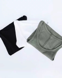 Women's Solid Color Narrow Shoulder Elastic Slim Fit Slimming Vest S-L