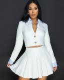 Leisure Women Wholesale New Fashion Two Piece Skirt Set S-XL