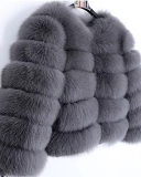 2024 Fashionable Women Winter Fur Coat S-5XL