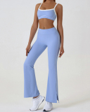 Women Sling Bra High Waist Shorts Pants Yoga Two-piece Sets S-XL