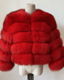 2024 Fashionable Women Winter Fur Coat S-5XL