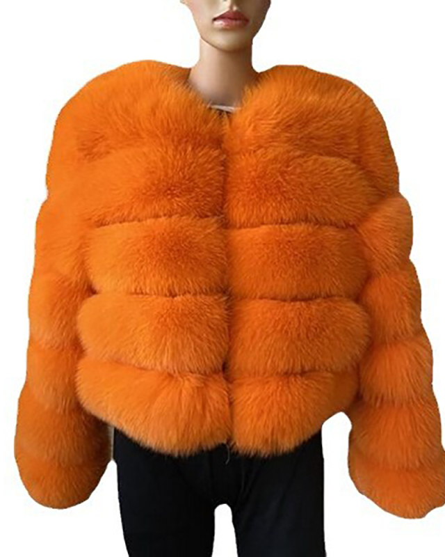 2024 Fashionable Women Winter Fur Coat S-5XL