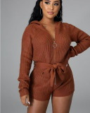 Wholesale Knitted Sweater Autumn Short Romper S-XL