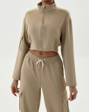 Winter Sports Outdoor Active Wear Casual Coat Pants Two-piece Sets XS-XL