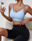 Women Factory Price Colorblock Fashion Running Sports Bra S-XL