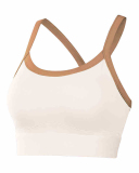 Woman Breathbale Colorblock High Protect Fitness Sports Bra S-XL