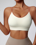 Women Factory Price Colorblock Fashion Running Sports Bra S-XL