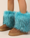 Y2K Style Winter Fur Snow Boots 36-42