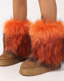 Y2K Style Winter Fur Snow Boots 36-42