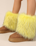 Y2K Style Winter Fur Snow Boots 36-42