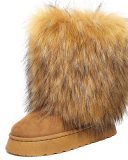 Y2K Style Winter Fur Snow Boots 36-42