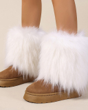 Y2K Style Winter Fur Snow Boots 36-42