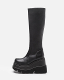 Wholesale New Arrival Women Fashion Black High Boot 35-43
