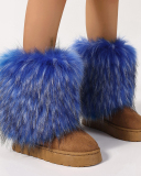 Y2K Style Winter Fur Snow Boots 36-42