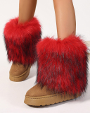 Y2K Style Winter Fur Snow Boots 36-42