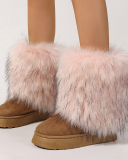 Y2K Style Winter Fur Snow Boots 36-42