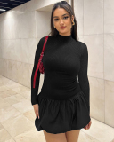 2024 New Long Sleeve Winter Girl Dress S-L