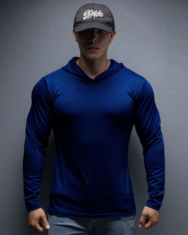 Casual Training Fitness Long Sleeve Men's Hooded Sweatshirt M-3XL