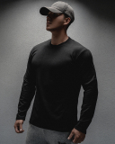 Wholesale Add Logo Men's Quick Drying Running Long Sleeve T-shirt M-3XL