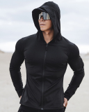 Men's Outdoor Running Long Sleeve Hoodies Coat M-3XL