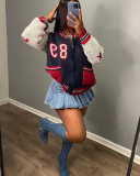 Colorful Women Fashion Winter Sweater Jacket S-L