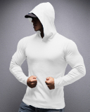Casual Training Fitness Long Sleeve Men's Hooded Sweatshirt M-3XL