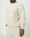 Men's Wholesale Sports Crew Neck Citywalk House Casual Pullover Long Sleeve Top S-2XL