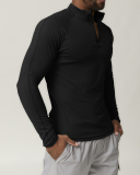 Half Zipper Quickly Drying Fitness GYM House Wear Men's Sweatshirt S-2XL