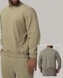 Men's Wholesale Sports Crew Neck Citywalk House Casual Pullover Long Sleeve Top S-2XL